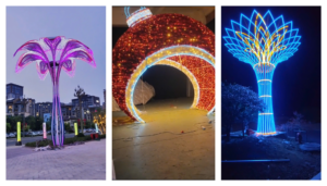 Led trang trí công trình